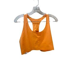 Patagonia Orange Nulu Fabric High-Neck Energy Bra Tank Top Size 4